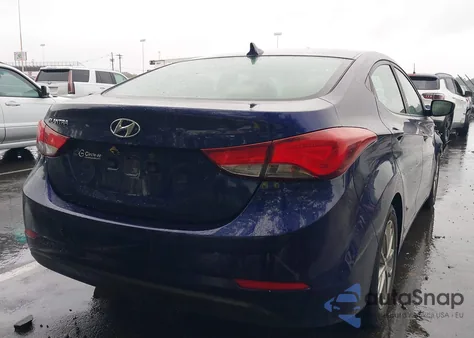 2014 Hyundai Elantra Se from USA, damaged, VIN 5NPDH4AE7EH477384